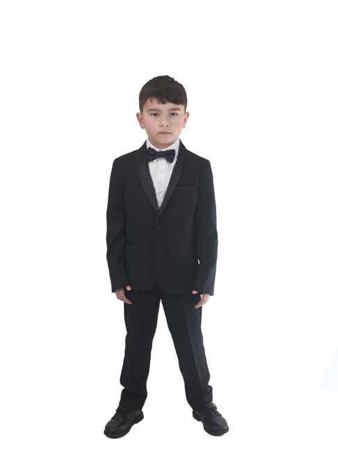 Black Shawl lapel kid suit
